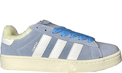 Adidas Campus 00s Grey Blue с мехом