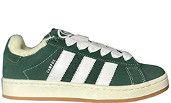 Adidas Campus 00s Dark Green с мехом